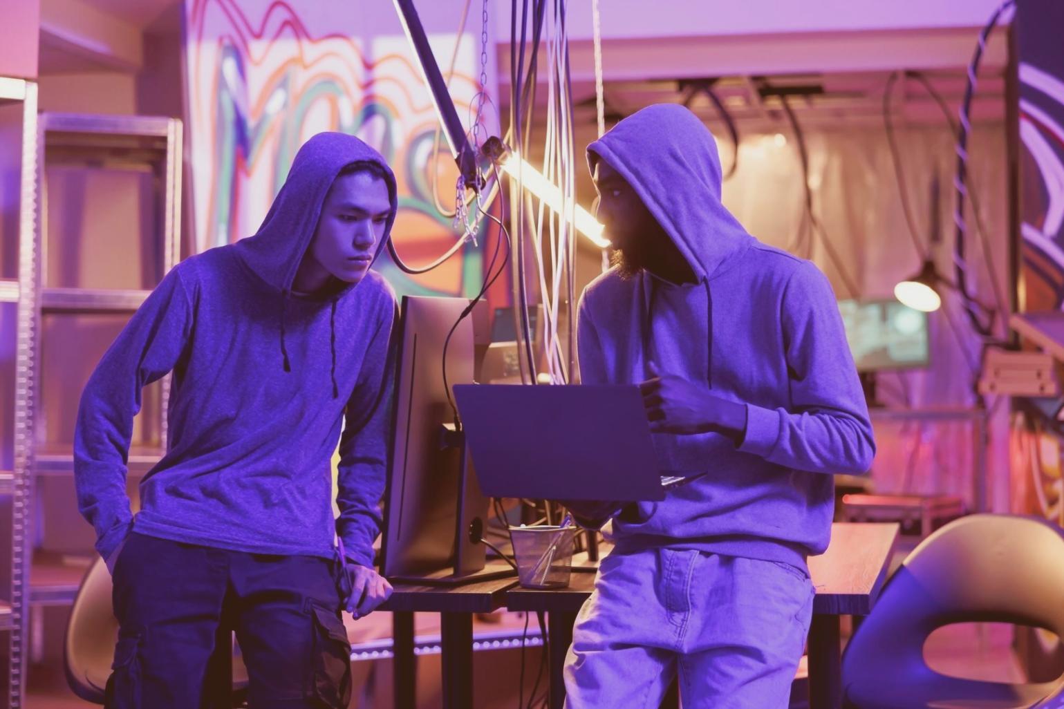 Gruppe von Teilnehmern diskutiert ihre Lernerfahrungen und Fortschritte im Programm